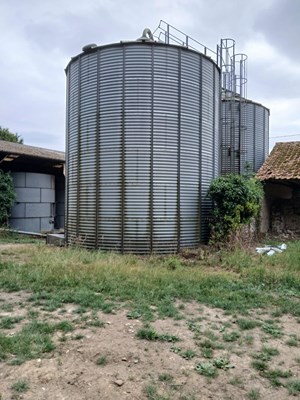 Lot 268 - 140t Grain Bins x 2 (10 years old). The buyer...