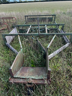 Lot 278 - Cooks 8 bale sledge (Located in Barningham, no...