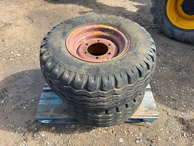 Lot 280 - Pair of 14.0/65-16 wheels. 6 Stud rim (Located...