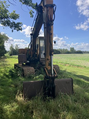 Lot 290 - Digger Case 61, 7614 working hours, runs well,...