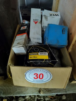 Lot 30 - Qty of Sundry Filters