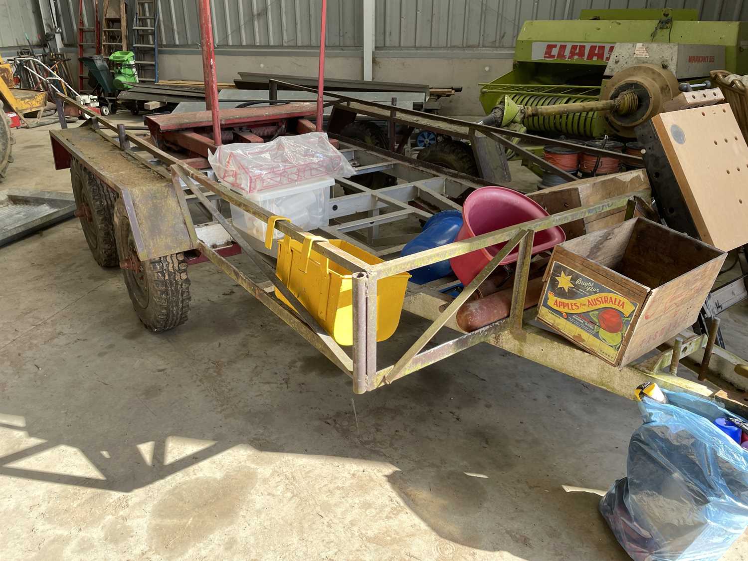 Lot 152 - Dual Axle Trailer on Land Rover Axles