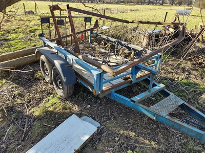 Lot 151 - Dual Axle Plant Trailer