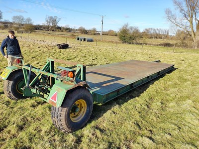 Lot 158 - G T Bunning & Sons 3t Hydraulic Low Loader...