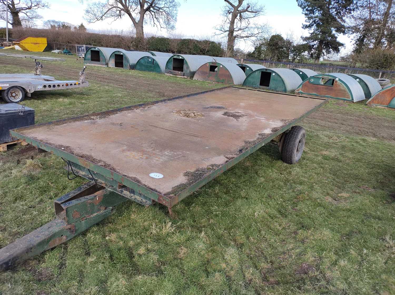 Lot 153 - Flatbed Trailer