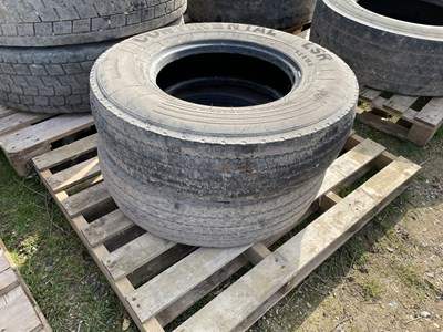 Lot 86 - Pair of Continental 9.5/17.5 Lorry Tyres