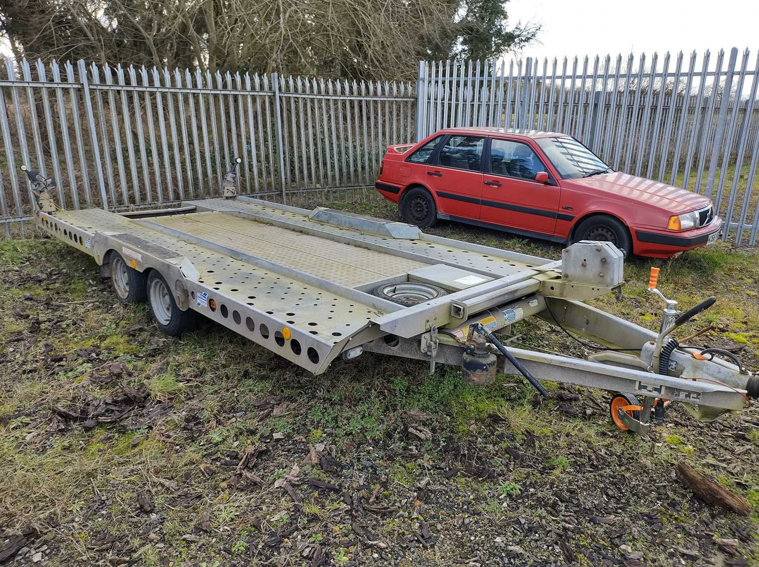 Lot 155 - Ifor Williams Tilt Bed Vehicle Transport...