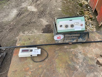 Lot 42 - Marconi Moisture Meter & Grain Temperature Spear