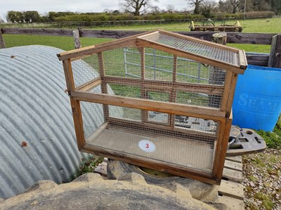 Lot 3 - Small Wooden Bird Cage