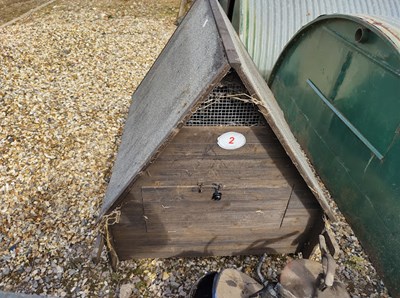 Lot 2 - Wooden Chicken Coop and Run