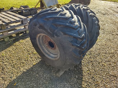 Lot 28 - Pair of Goodyear Terra Tyres 38 x 20.00 16 on...