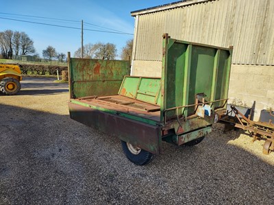 Lot 59 - Fraser Tipping Trailer with Greedy Boards