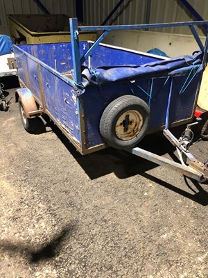 Lot 150a - Brain Edwards 8-4 Multi Purpose Car Trailer