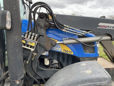 Lot 266 - New Holland T6010 Tractor with Front Loader...