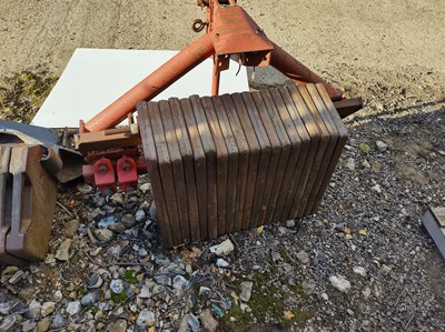 Lot 50 - Massey Ferguson Front Weights on Frame (15 x...