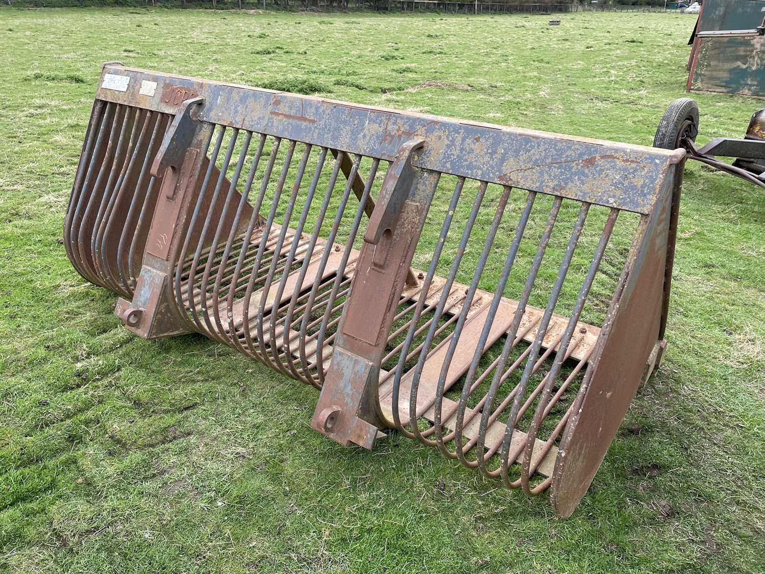 Lot 275 Sugar Beet Bucket on JCB Mounts