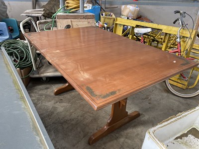 Lot 1b - Wooden Dining Table with 4x Chairs