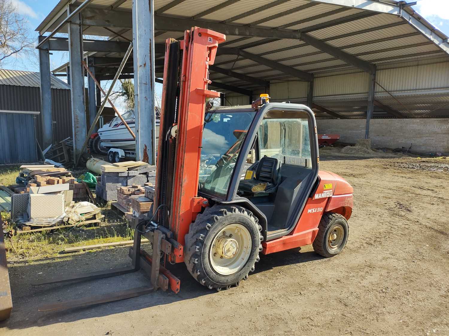 Lot 71 Manitou Forklift 6,198 Hrs (Reg P411 PAG)