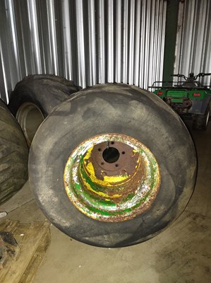 Lot 65 - Pair of Goodyear Super Terra Tyres (38 x 20-16)