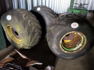 Lot 65 - Pair of Goodyear Super Terra Tyres (38 x 20-16)