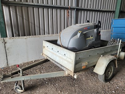 Lot 33 - K'Archer 7/10-4M Pressure Washer and Trailer.