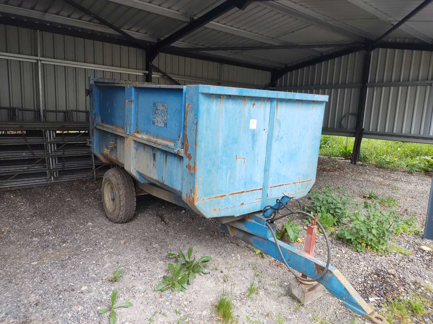 Lot 133 - Brian Legg Tipping Trailer with Drop Down...